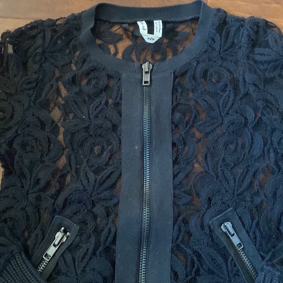 Free People Lace Bomber Jacket - Picture 6 of 16